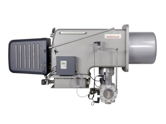 Quemador de gas Weishaupt WKG 70/2-A, DN 125, ejecución ZM-LN, completo, art.: 27770463